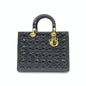 Lady Dior Large Bag Black Patent Leather Gold Hardware