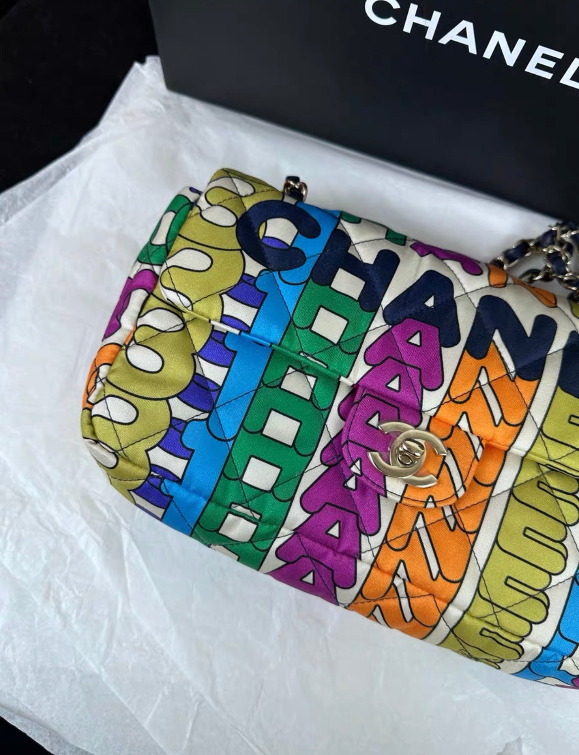 Chanel Quilted Gold Shoulder Bag