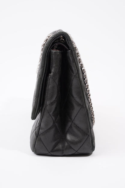 Chanel 2 55 Reissue Flap Black Calfskin Leather