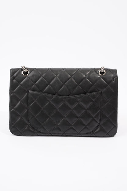 Chanel 2 55 Reissue Flap Black Calfskin Leather