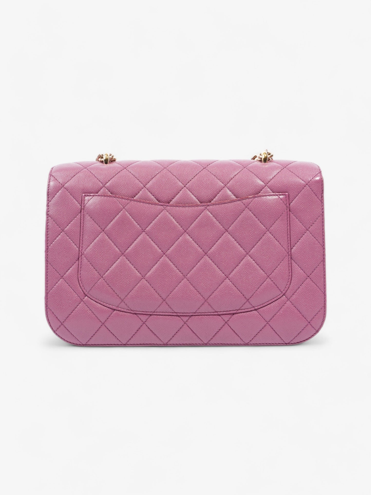 Chanel Classic Flap Bag Mauve Caviar Leather