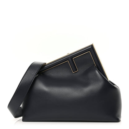 Fendi Shiny Nappa Medium Fendi First Navy