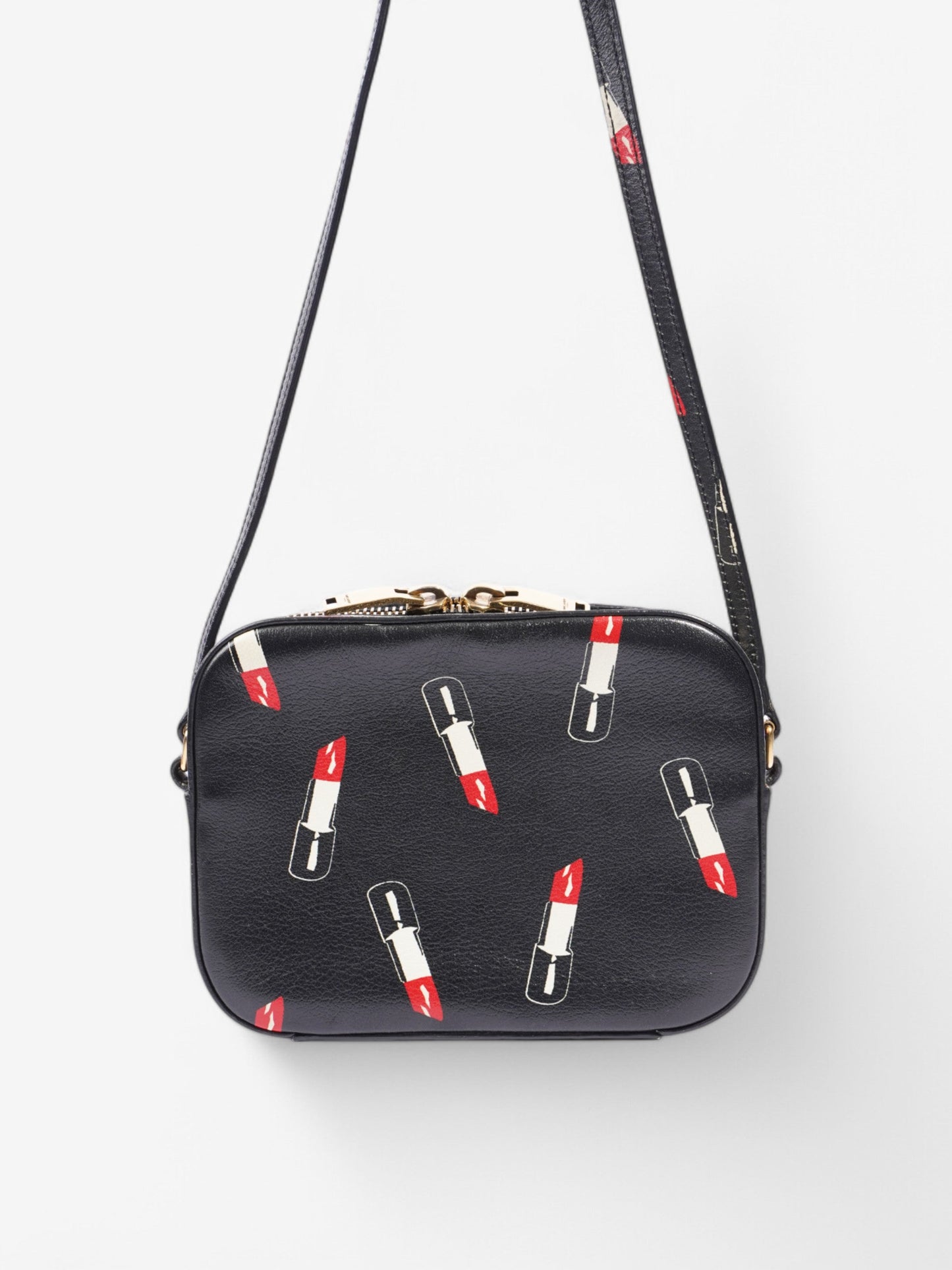 Saint Laurent Leather Black Shoulder Bag Style 11