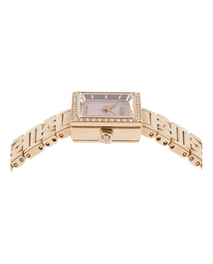 Fendi Womens Rose Gold 16mm Bracelet Fashion Watch