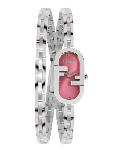 Fendi Womens Stainless Steel 14.8mm Bracelet Fashion Watch