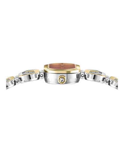 Fendi Womens Two Tone 14.8mm Bracelet Fashion Watch