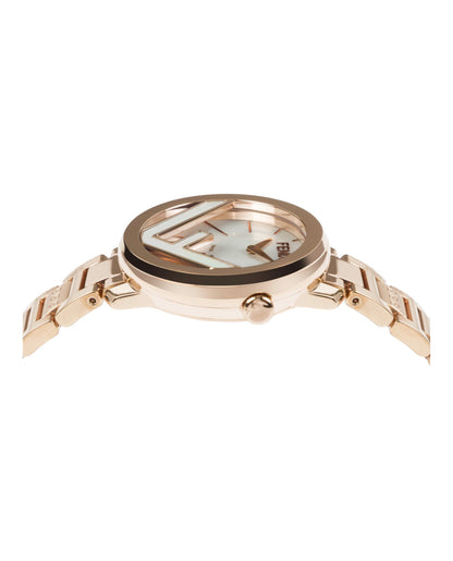 Fendi Womens Gold 28mm Bracelet Fashion Watch