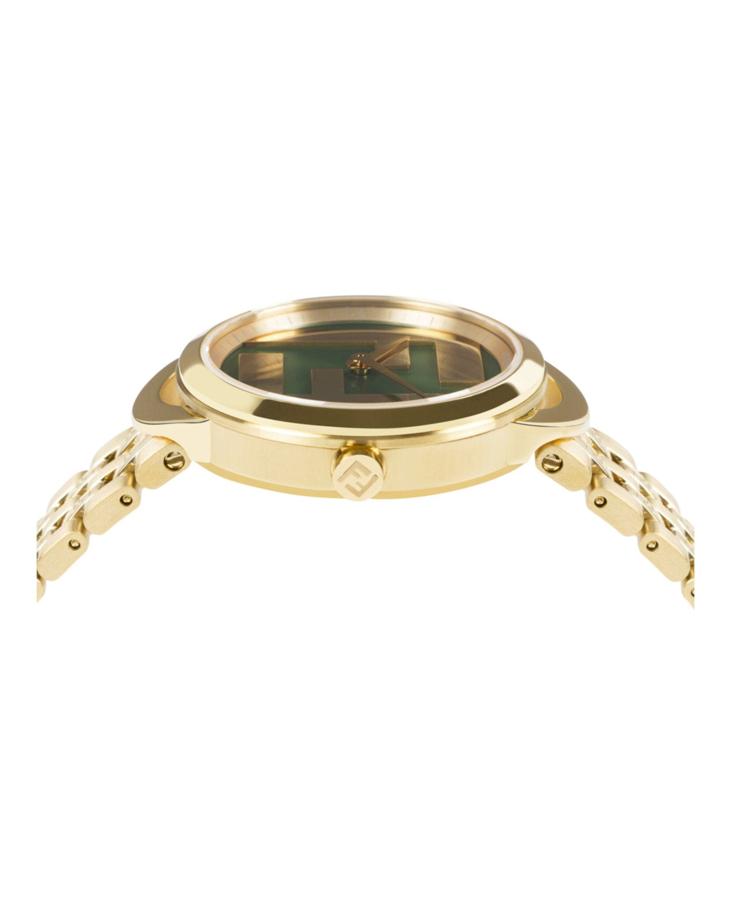 Fendi Womens Gold 30mm Bracelet Fashion Watch