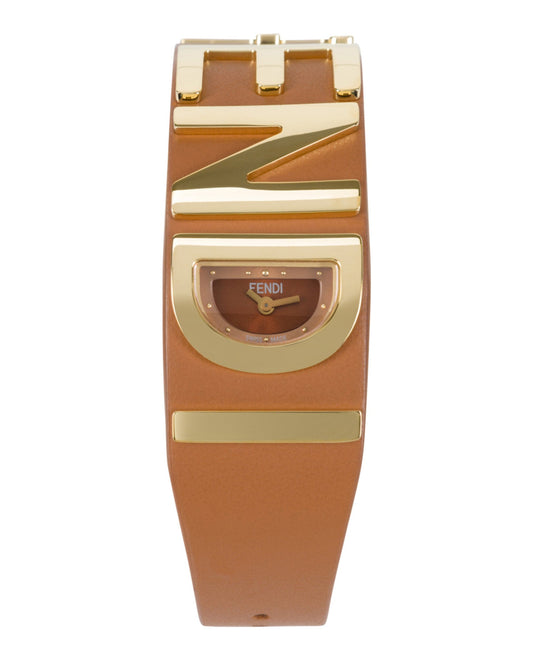 Fendi Womens Gold 22.25mm Strap Fashion Watch