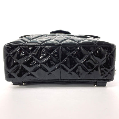 Chanel Backpack Patent leather black Matrasse