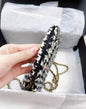 Chanel Kelly Tweed Black Shoulder Bag