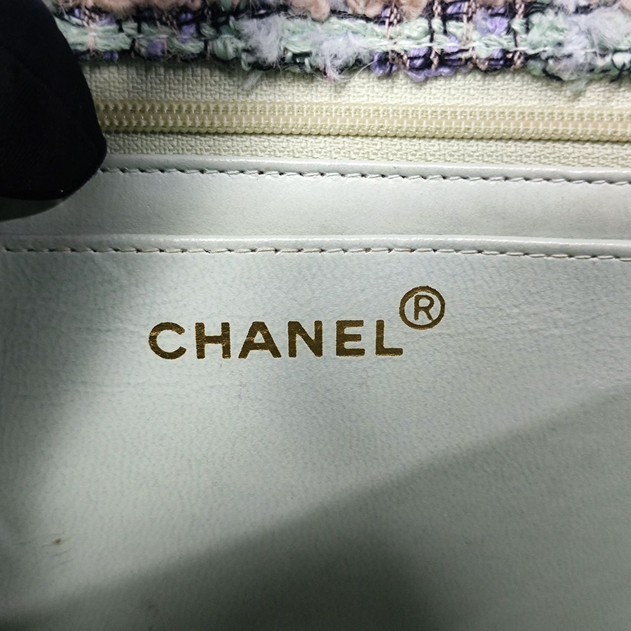 Chanel Classic Flap Tweed Shoulder Bag Tweed