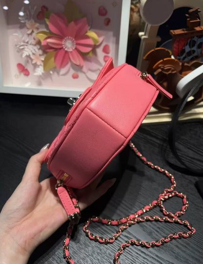 Chanel 22S Pink Heart Bag Large