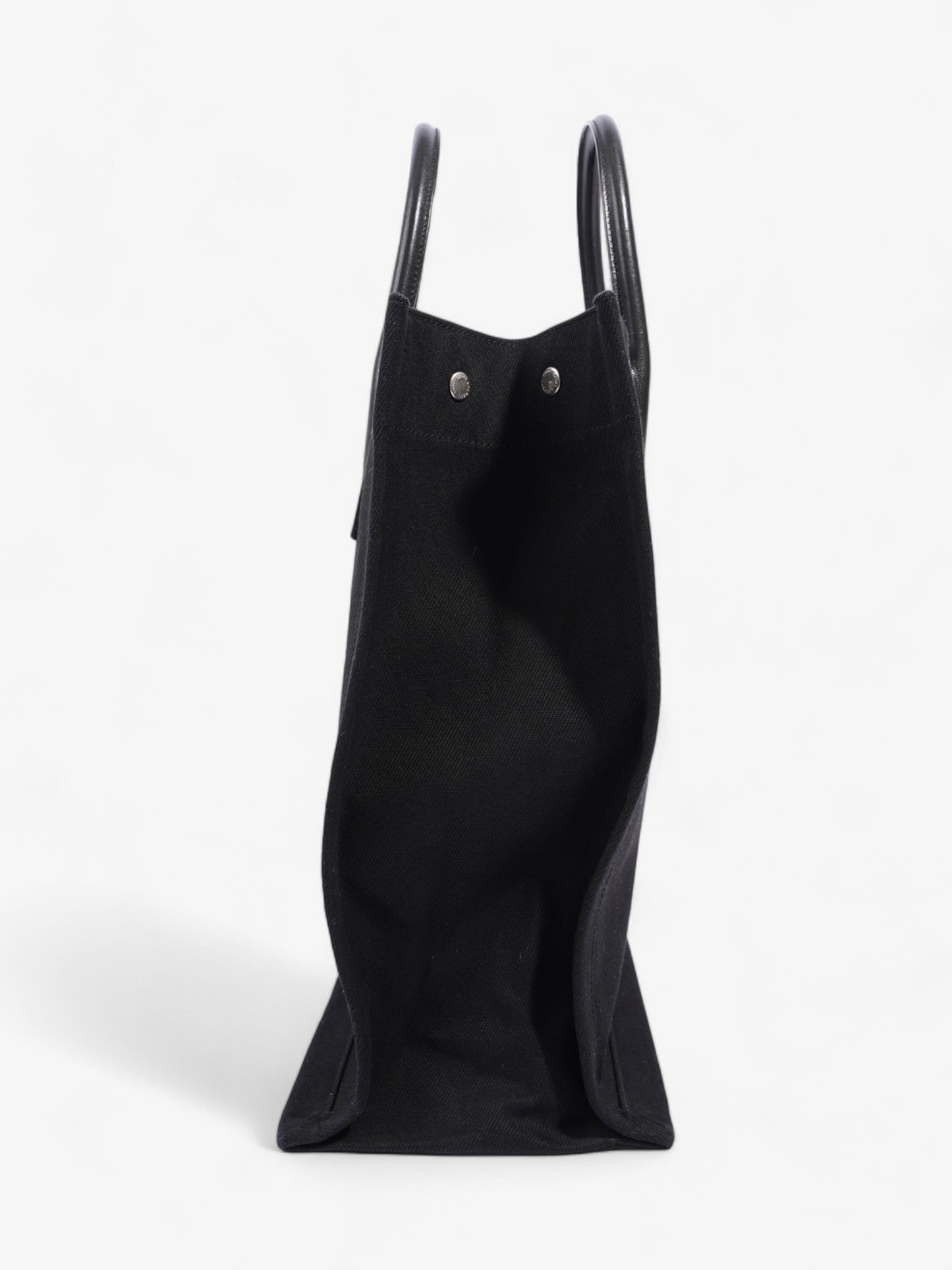Saint Laurent Canvas Black Tote Bag
