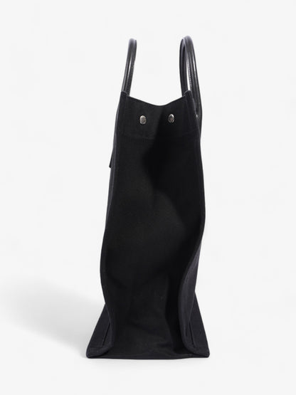 Saint Laurent Canvas Black Tote Bag
