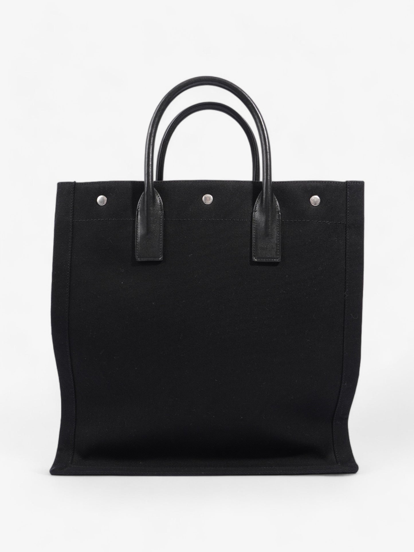Saint Laurent Canvas Black Tote Bag