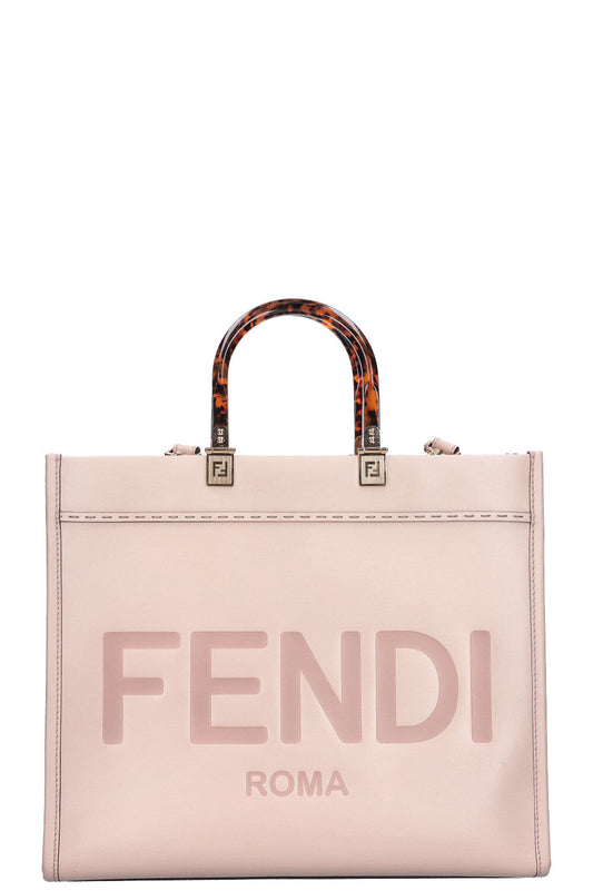 FENDI Sunshine Tote Bag Powder