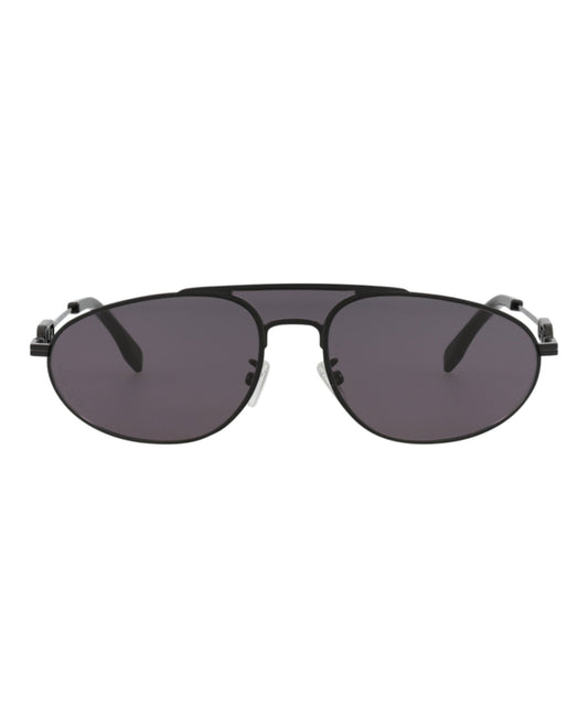 Fendi Mens Aviator Black Black Smoke Fashion Designer Eyewear
