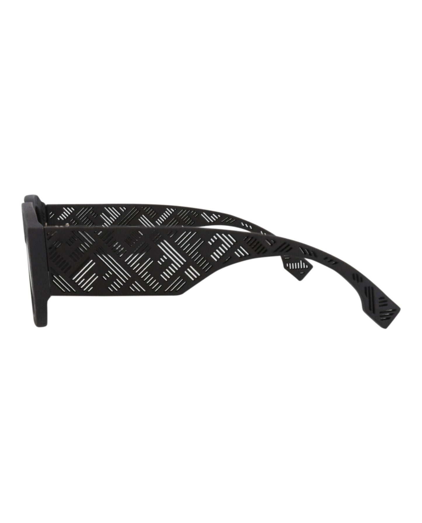 Fendi Mens Square/Rectangle Black Black Smoke Fashion Designer Eyewear