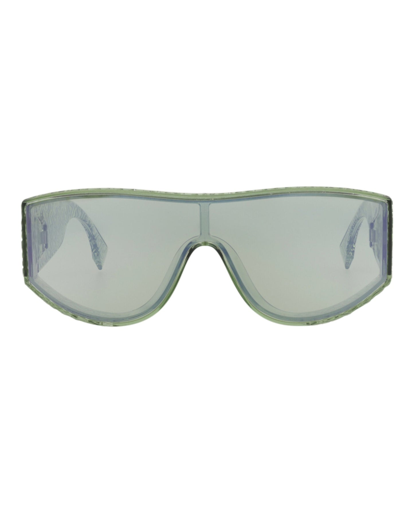 Fendi Mens Shield/Wrap Green Green Green Fashion Designer Eyewear
