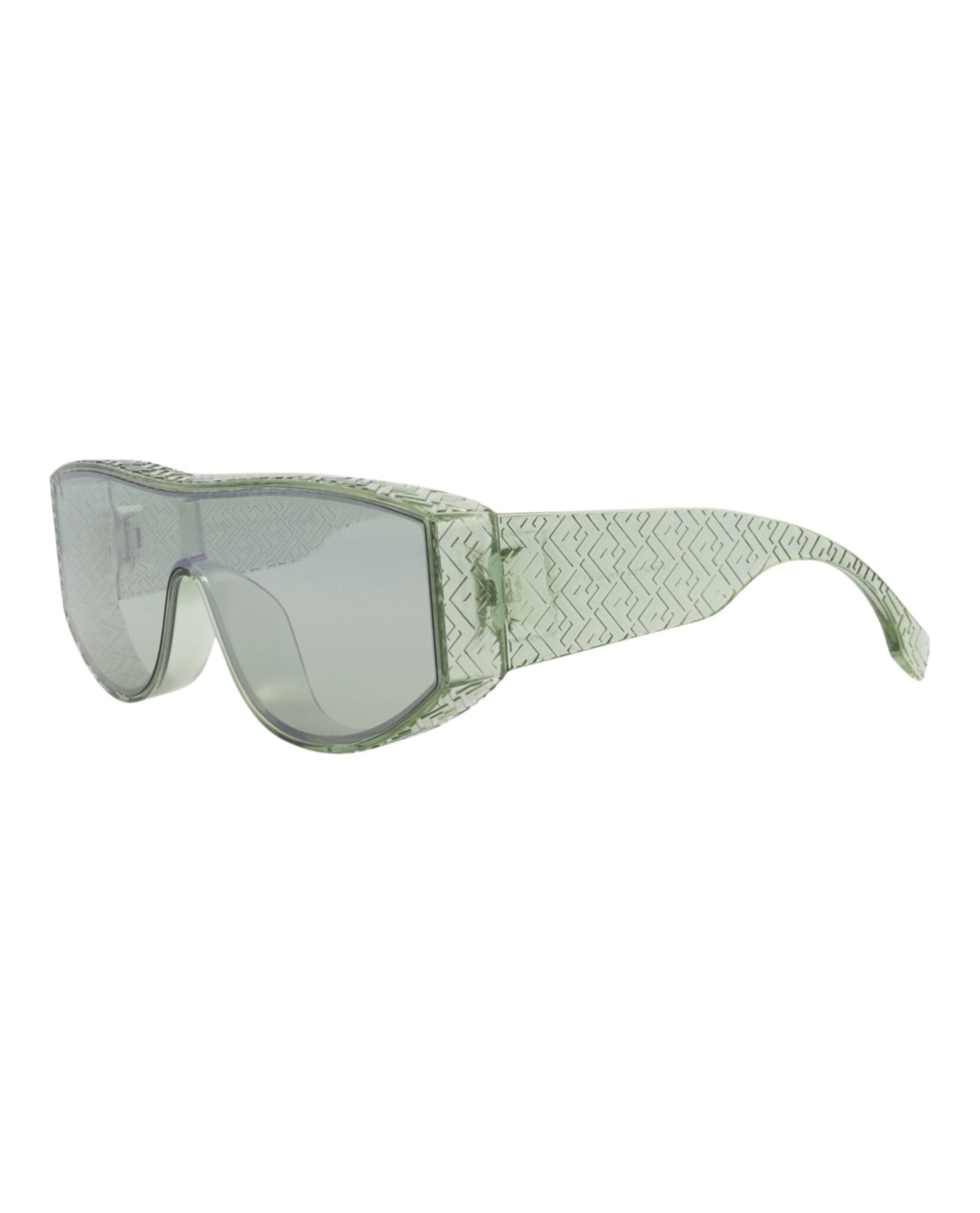 Fendi Mens Shield/Wrap Green Green Green Fashion Designer Eyewear