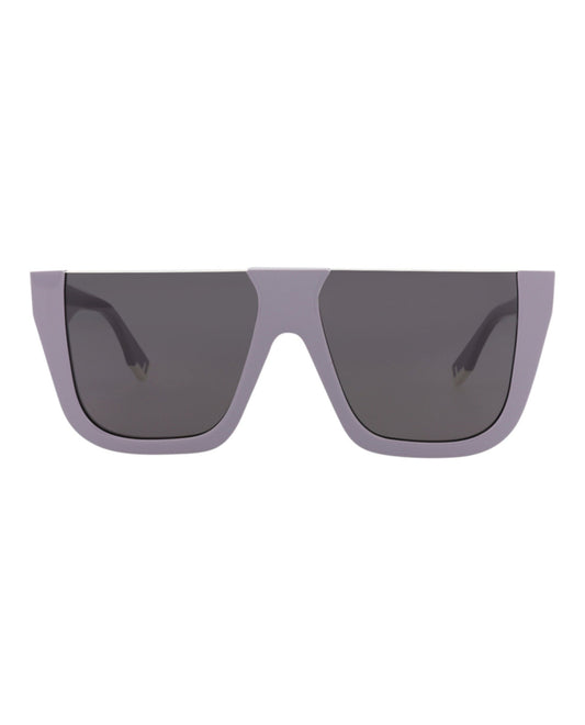 Fendi Womens Shield/Wrap Violet Violet Smoke Fashion Designer Eyewear