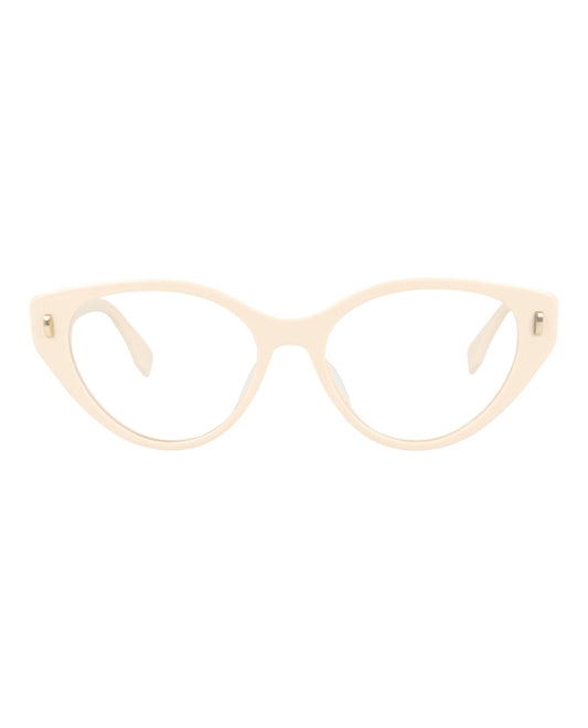 Fendi Womens Cat Eye Ivory Ivory Transparent Fashion Designer Eyewear