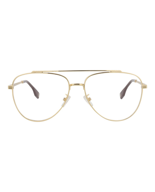 Fendi Mens Aviator Gold Gold Transparent Fashion Designer Eyewear
