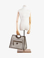Fendi Runaway Leather Brown Tote Bag