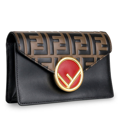 Fendi Luxury Leather Red Handbag Style 65