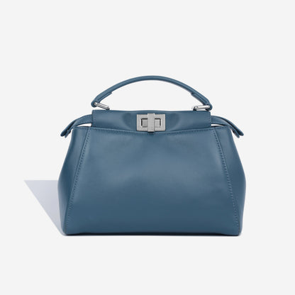 Fendi Peekaboo Lambskin Red Handbag