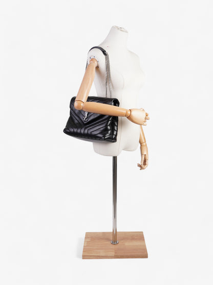 Saint Laurent Lou Leather Black Handbag Style 4