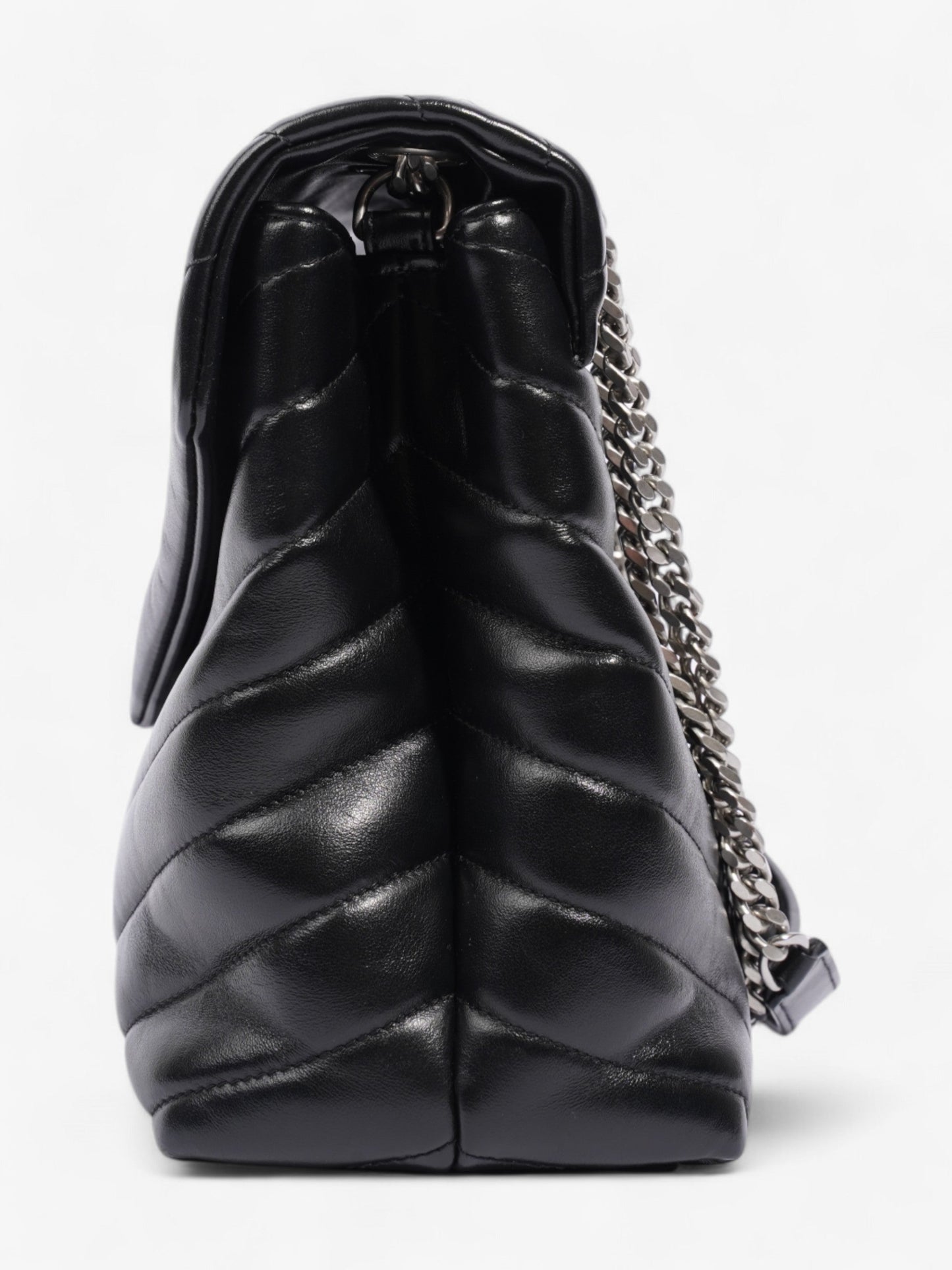 Saint Laurent Lou Leather Black Handbag Style 4