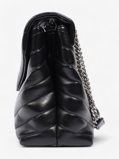 Saint Laurent Lou Leather Black Handbag Style 4