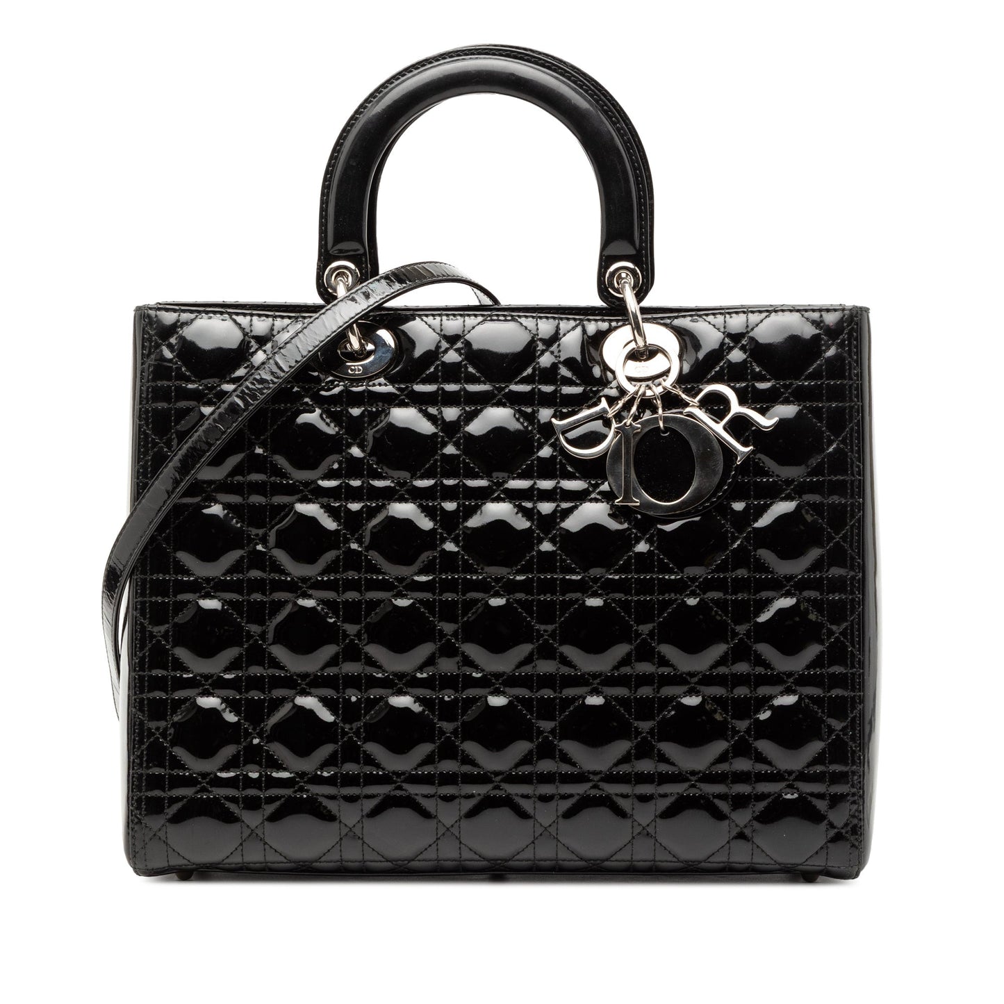 Dior Lady Dior Cannage Black Handbag Style 5