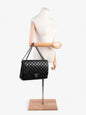 Chanel Classic Double Flap Black Lambskin Leather Maxi