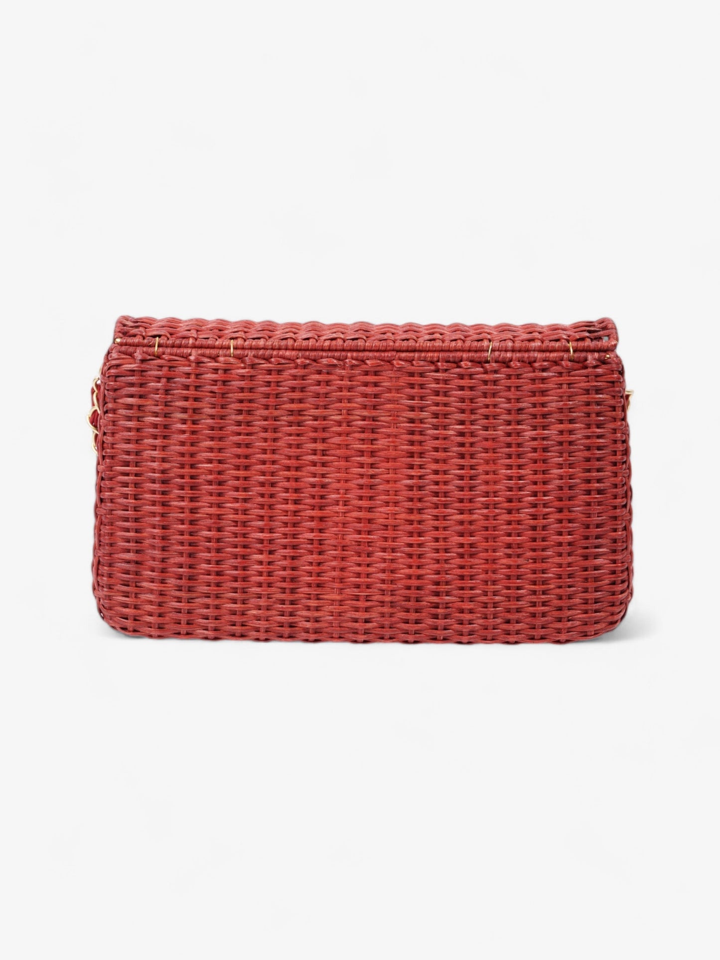 Chanel Classic Flap Red Wicker