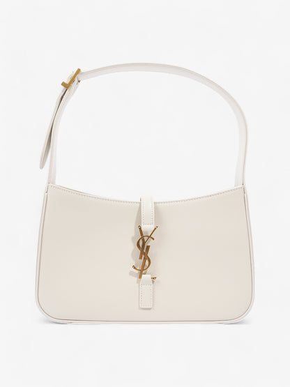 Saint Laurent Le 5 A 7 Cream Calfskin Leather