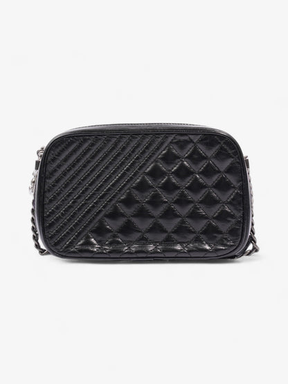 Chanel Coco Boy Camera Bag Black Calfskin Leather