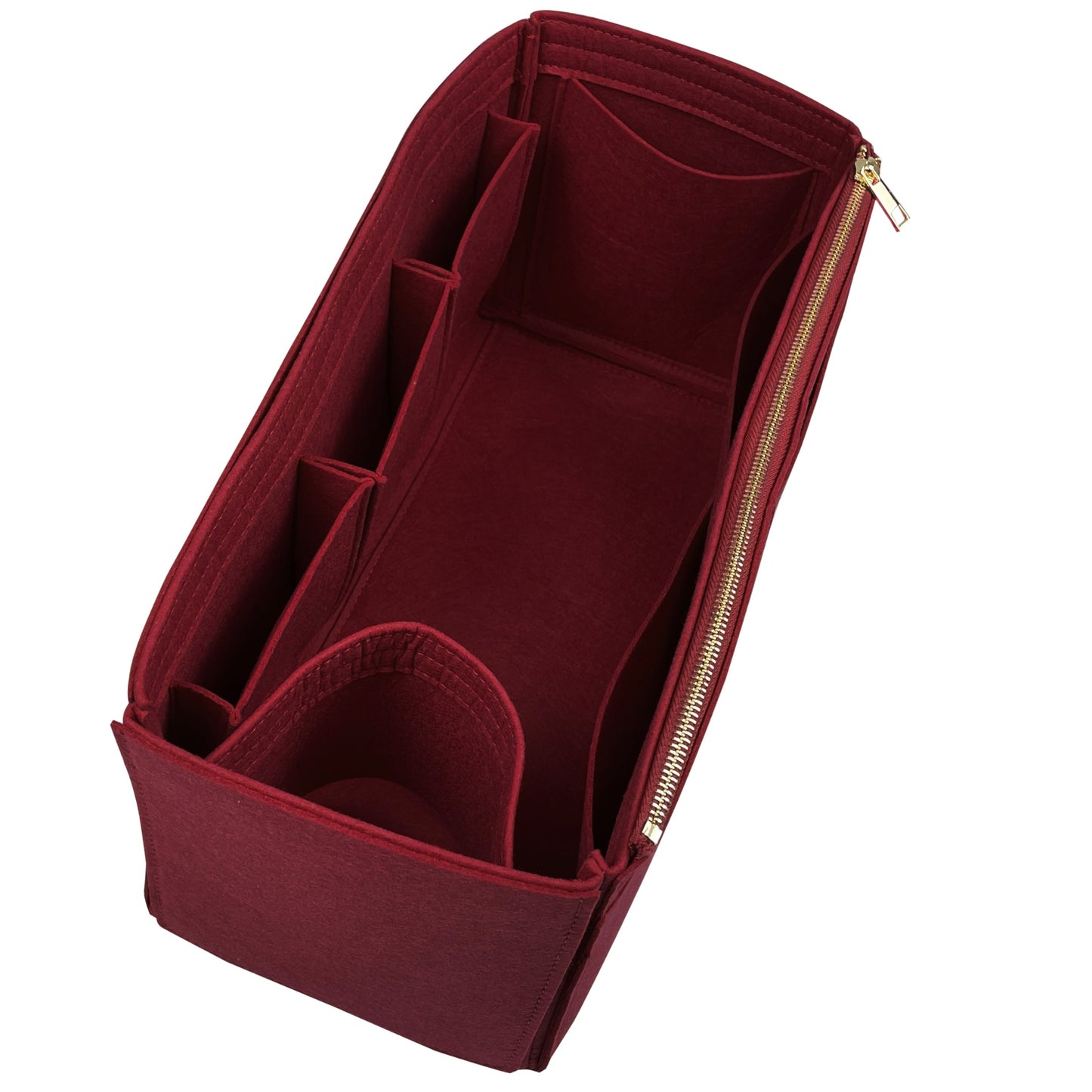 Organizer for [Sunshine Medium, Fendi] Bag Insert (Felt, Wide Open Pockets)