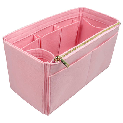 Organizer for [Peekaboo X-Lite Medium, Fendi] Bag Insert (Felt, Wide Open Pockets)