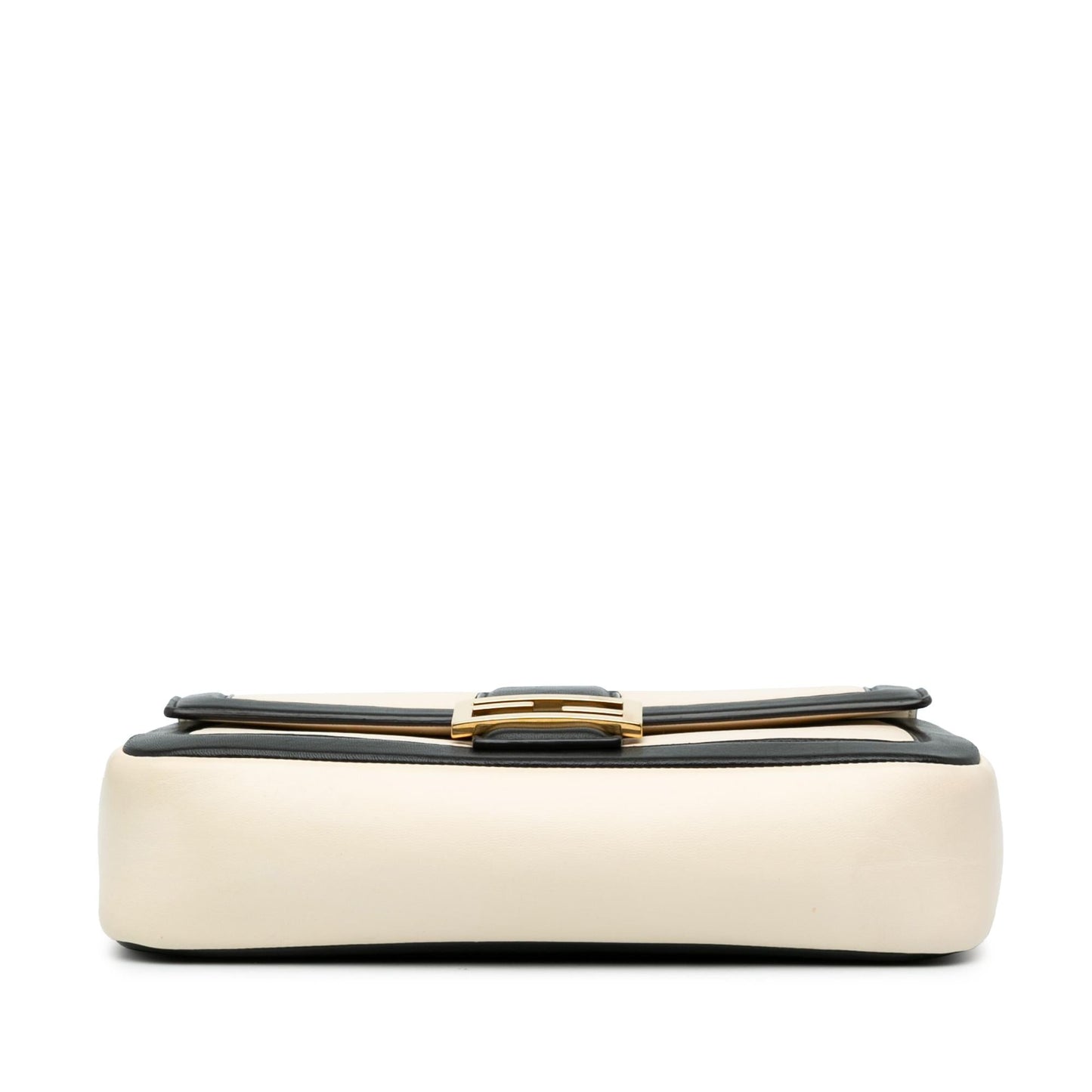 Fendi Bicolor Leather Chain Midi Baguette Shg-Dw85U0