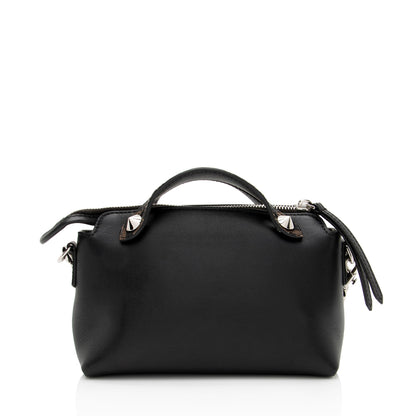 Fendi Calfskin FF Embossed By The Way Mini Boston Bag