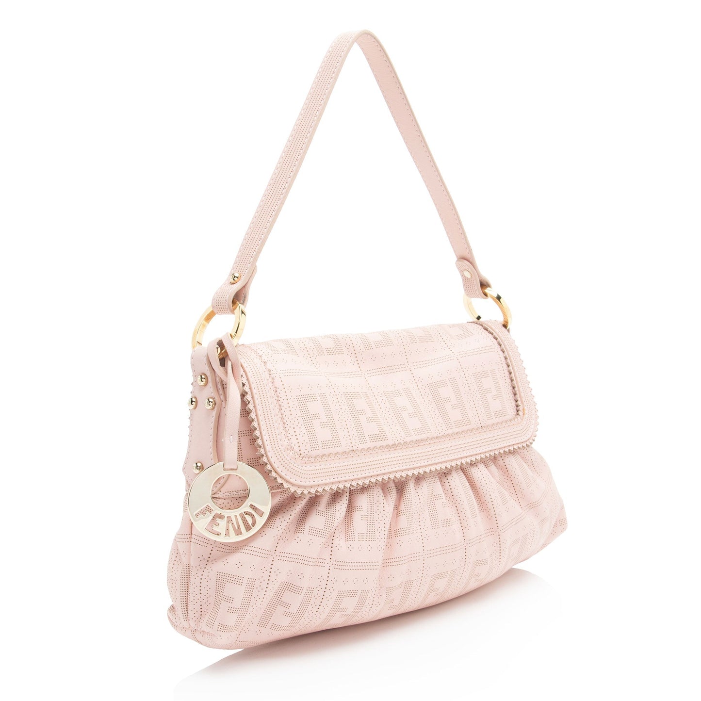 Fendi FF Canvas By The Way Soft Medium Boston Bag