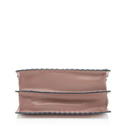 Fendi Leather Vertical Box Shoulder Bag