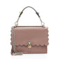 Fendi Calfskin Studded Kan I Medium Shoulder Bag
