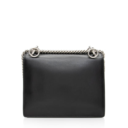 Fendi Calfskin Studded Kan I Small Shoulder Bag