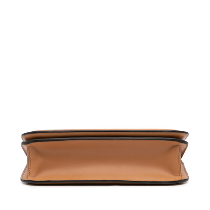 Fendi Calfskin Vitello King Nubuck Pequin Karligraphy Pocket Shoulder Bag