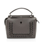 Fendi Calfskin Whipstitch Dotcom Medium Satchel