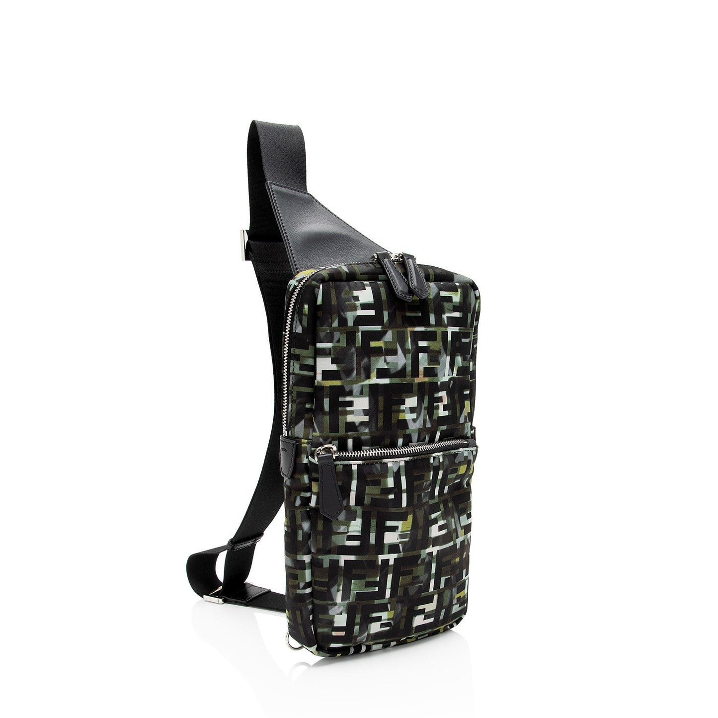 Fendi Camouflage FF Nylon Sling Bag